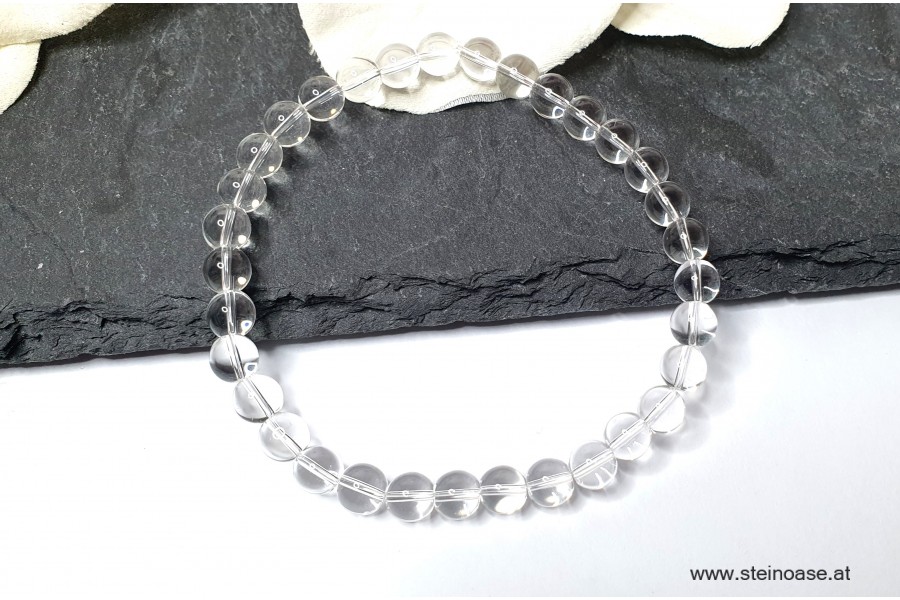 Armband Bergkristall 6mm